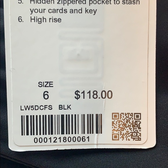 Lululemon Keep Moving 7/8 Pant in Black - Picture 8 of 8